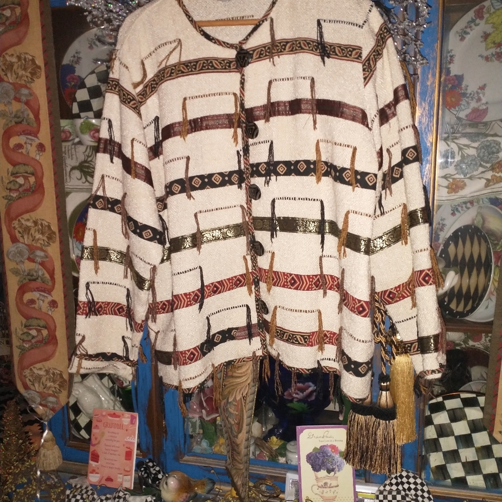 FLASHBACK "WEARABLE ART" JACKET XL
